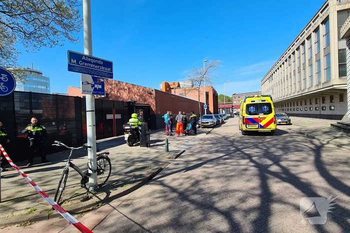 Traumahelikopter landt voor steekpartij