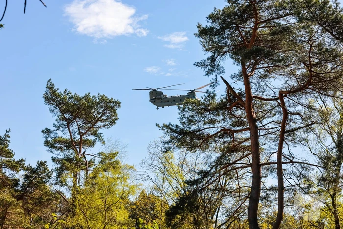 Veel bekijks voor laagvliegende Chinook