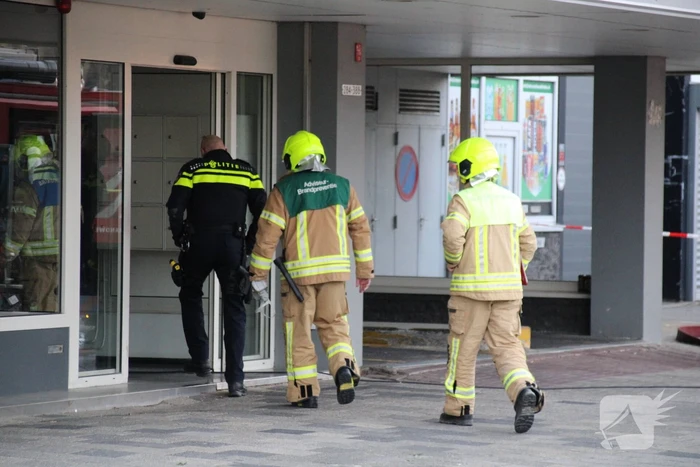Grote brand in bedrijfspand