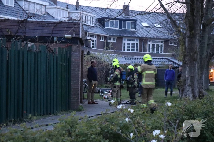 Brand in aanbouw van woning