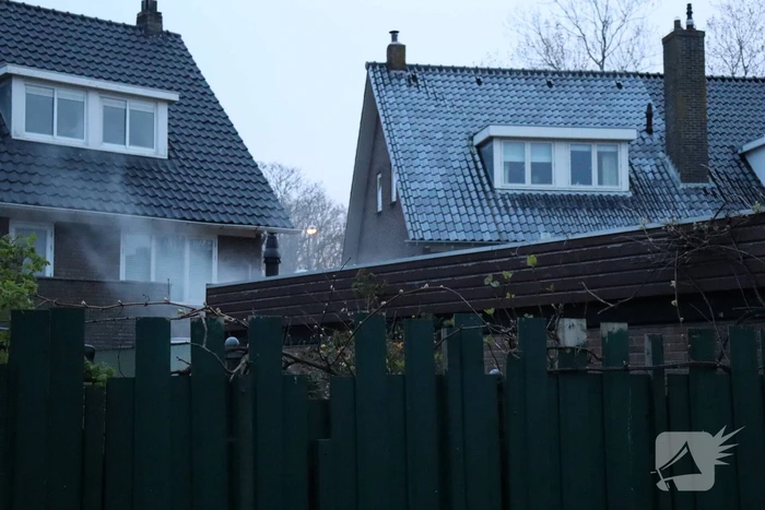 Brand in aanbouw van woning