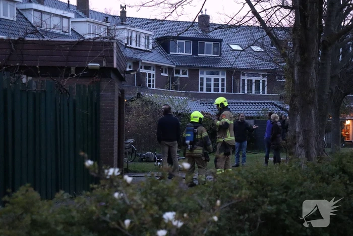 Brand in aanbouw van woning