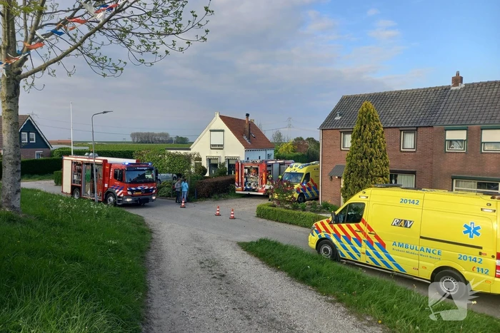 Persoon komt onder schranklader