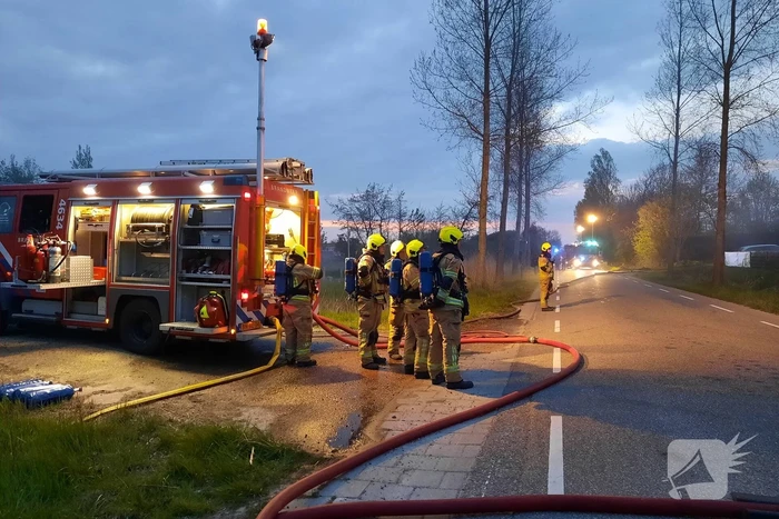 Enorme rookwolken bij brand in voormalig restaurant Wok van Walcheren