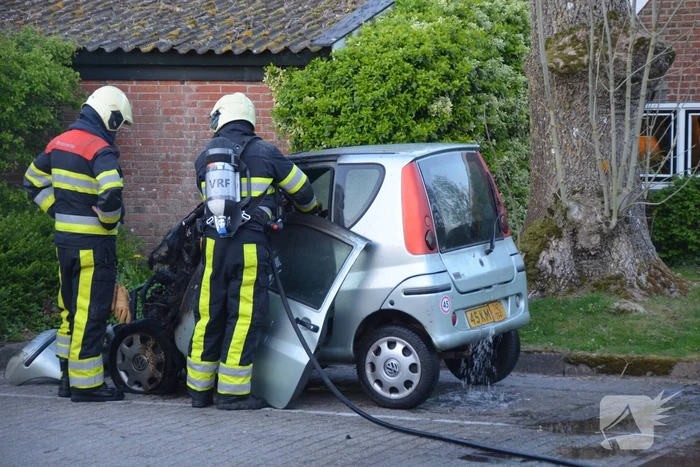 Brommobiel verwoest vanwege brand