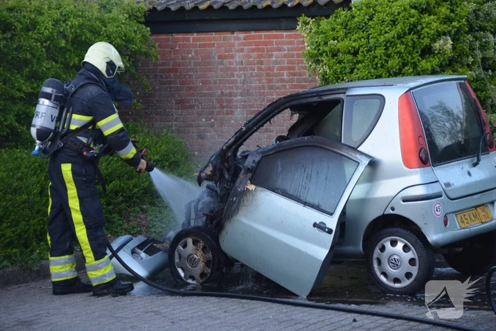 Brommobiel verwoest vanwege brand