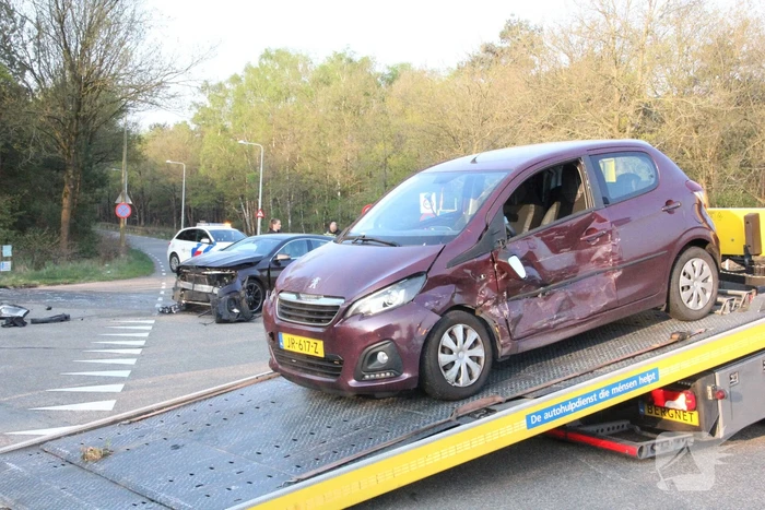 Flinke schade bij botsing op afrit