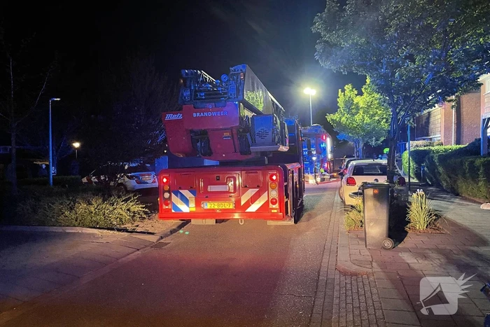 Meerdere woningen ontruimd bij uitslaande brand