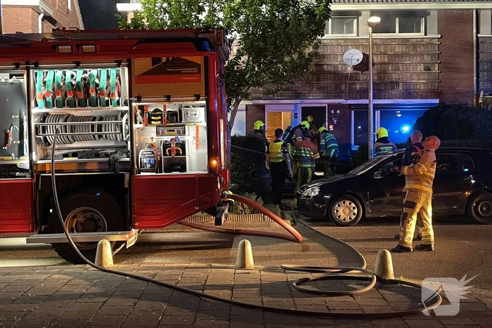 Meerdere woningen ontruimd bij uitslaande brand