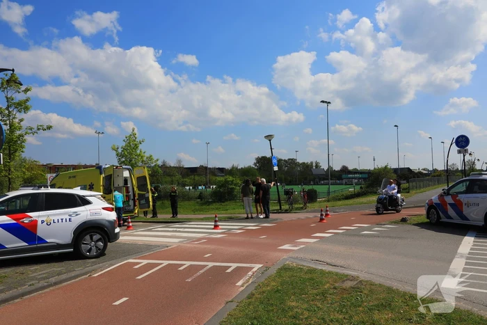 Fietsster aangereden op rotonde 14