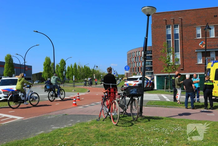 Fietsster aangereden op rotonde 14