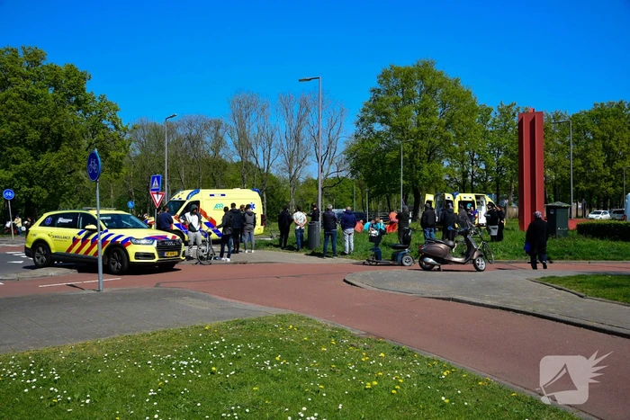 Fietser geschept en raakt ernstig gewond
