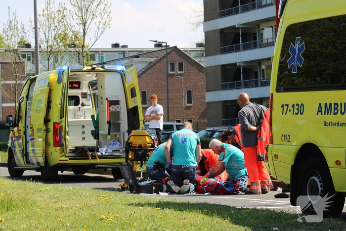 Fietser geschept en raakt ernstig gewond