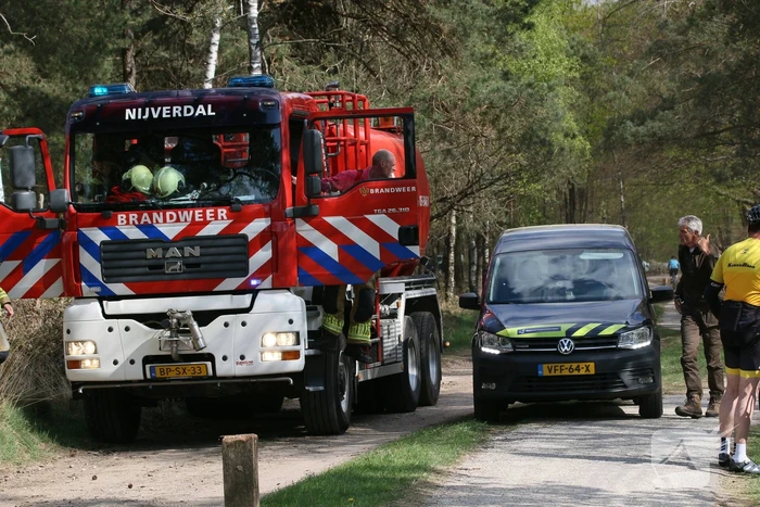 Grote brand in natuurgebied