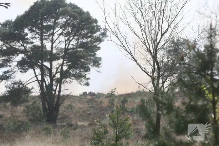 Grote brand in natuurgebied