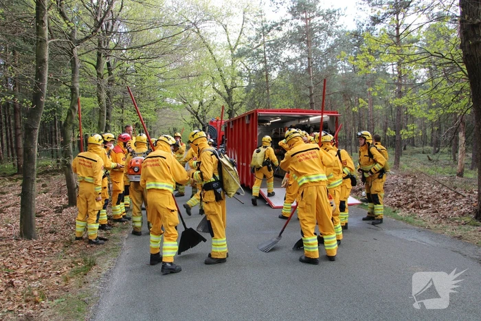 Grote brand in natuurgebied