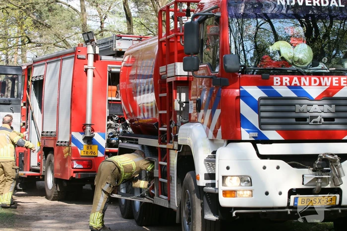 Grote brand in natuurgebied