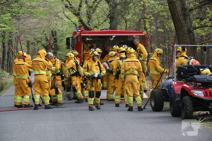 Grote brand in natuurgebied