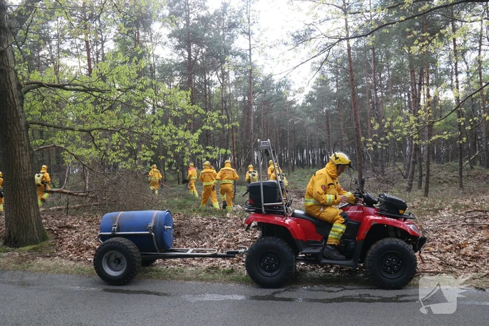 Grote brand in natuurgebied