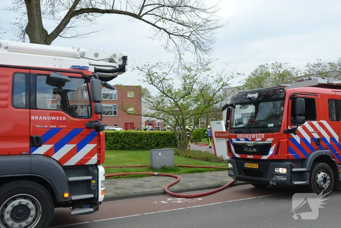 Grote uitslaande brand in appartement zorgcomplex