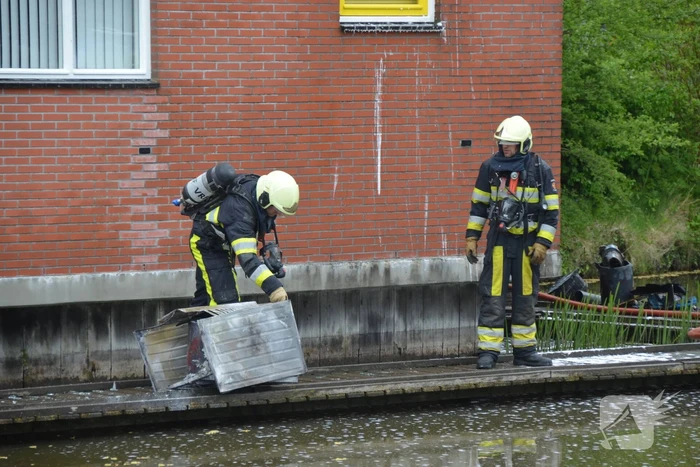 Grote uitslaande brand in appartement zorgcomplex