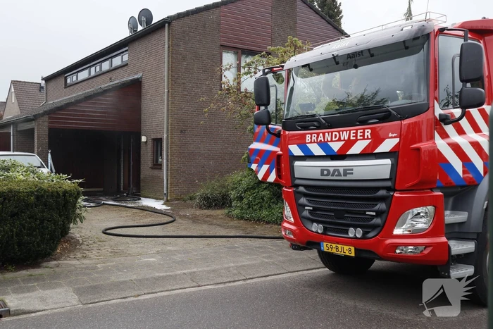 Brand in vrijstaande woning snel geblust