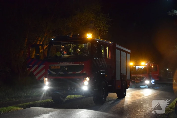 Brandweer groots ingezet voor bosbrand