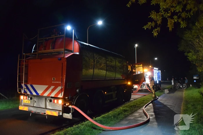 Brandweer groots ingezet voor bosbrand