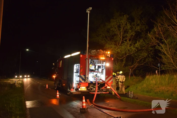 Brandweer groots ingezet voor bosbrand