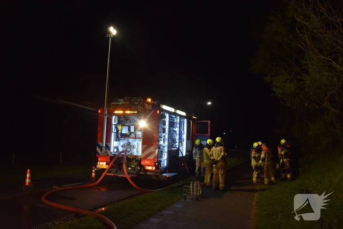 Brandweer groots ingezet voor bosbrand