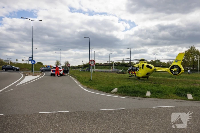 Scooterrijdster ernstig gewond na val