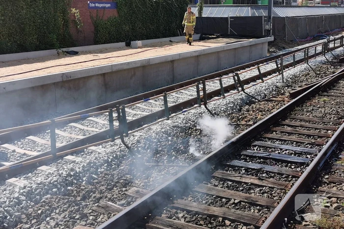 Treinverkeer vertraagd vanwege brand op station