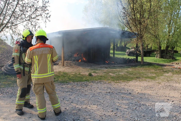Brandweer ingezet bij schuurbrand