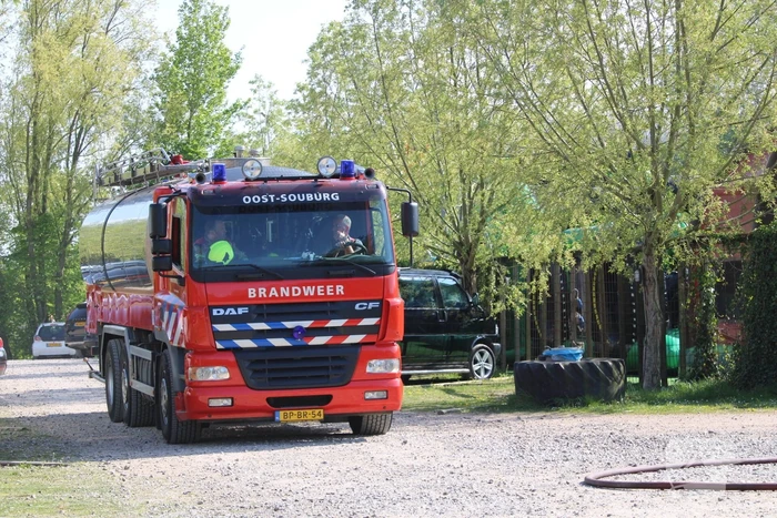 Brandweer ingezet bij schuurbrand