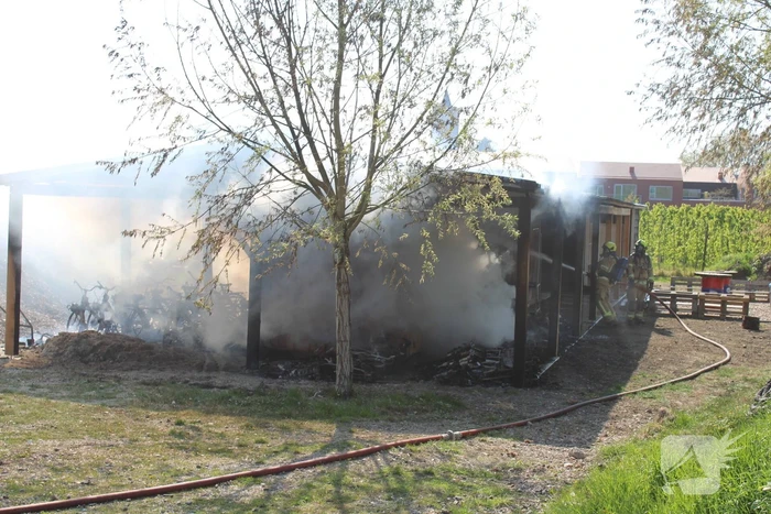 Brandweer ingezet bij schuurbrand