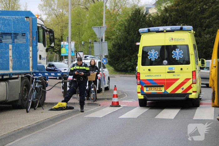 Automobilist ziet fietser over het hoofd