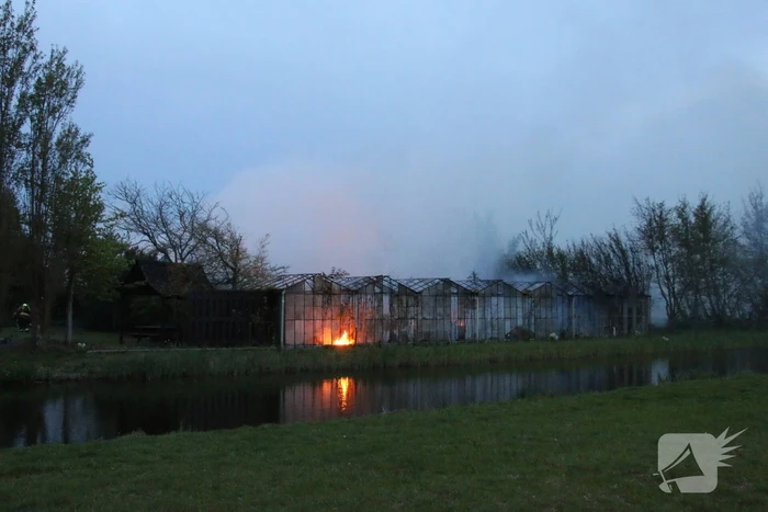 Grote brand in kas