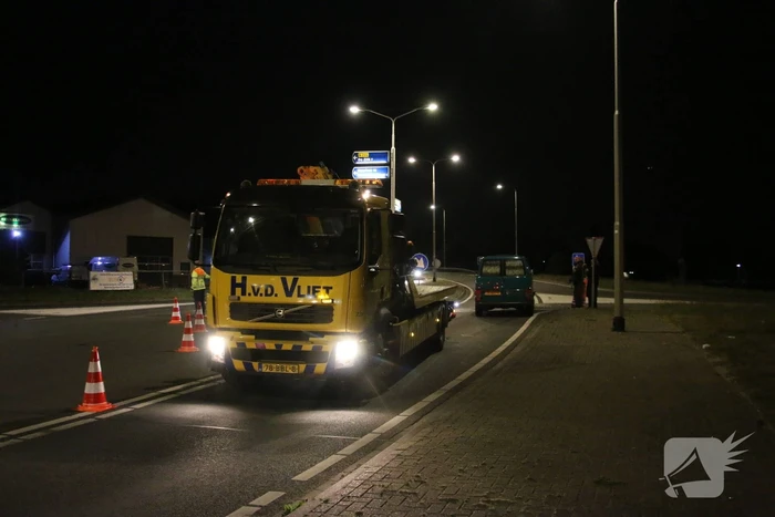 Flinke schade na aanrijding met politieauto