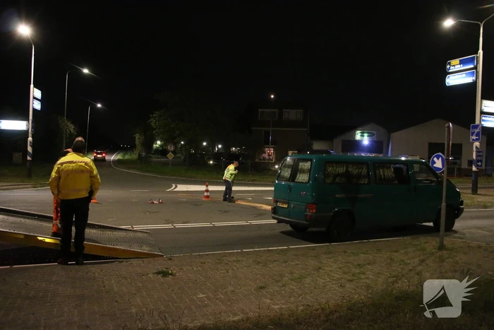 Flinke schade na aanrijding met politieauto