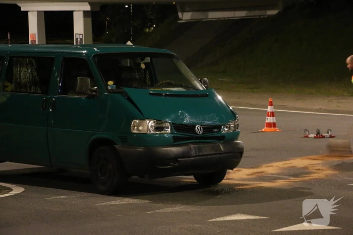 Flinke schade na aanrijding met politieauto