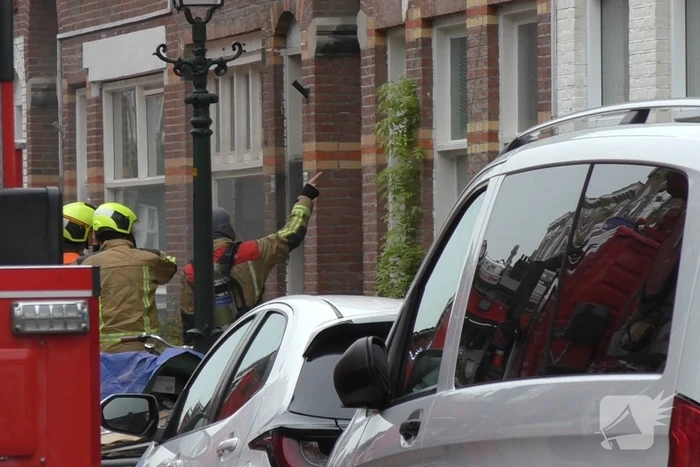 Veel rook bij brand in woning