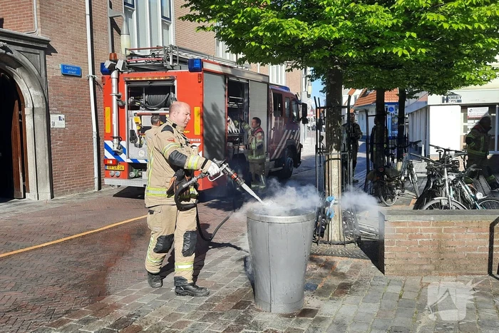 Brand in container