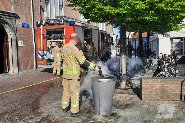 Brand in container