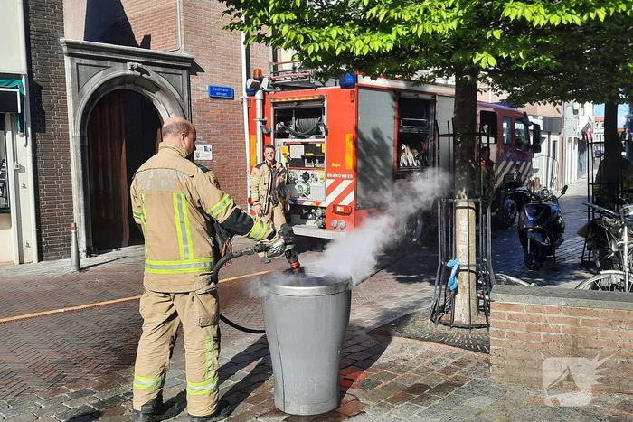 Brand in container