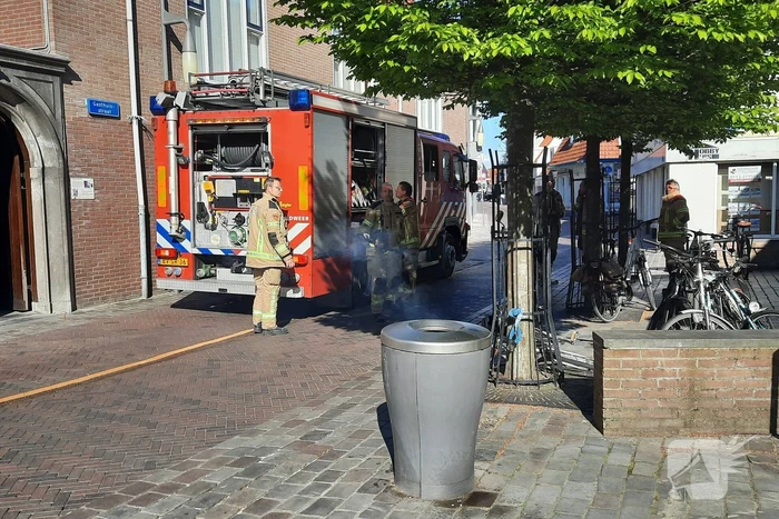 Brand in container
