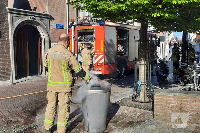 Brand in container