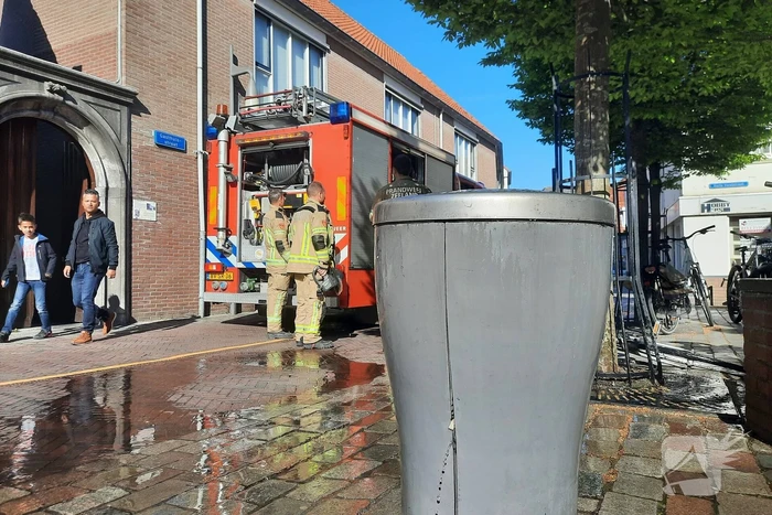 Brand in container