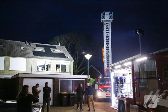 Schoorsteen geveegd na brand