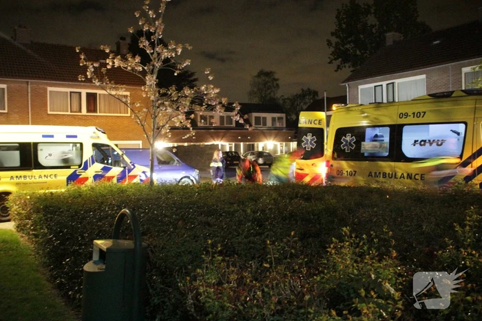 Traumahelikopter landt voor incident in woning
