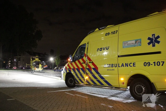 Traumahelikopter landt voor incident in woning